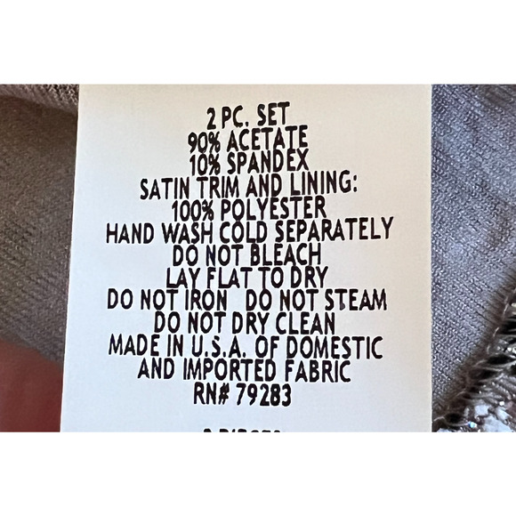 Alex Evenings Top Womens Size S Tan Stone Embellished Open Cardigan Sleeveless - Picture 9 of 10